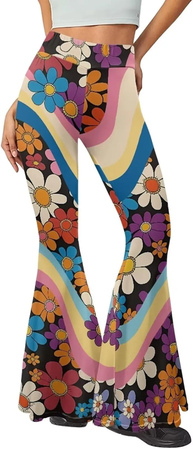 Ladies Womens Flare Leggings Flare Sweatpants Women Butt Lift