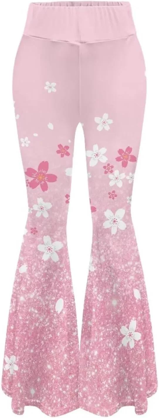 Ladies Womens Flare Leggings Flare Sweatpants Women Butt Lift