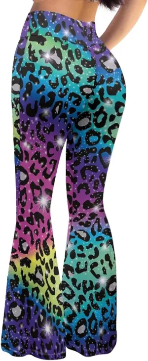 Ladies Womens Flare Leggings Flare Sweatpants Women Butt Lift