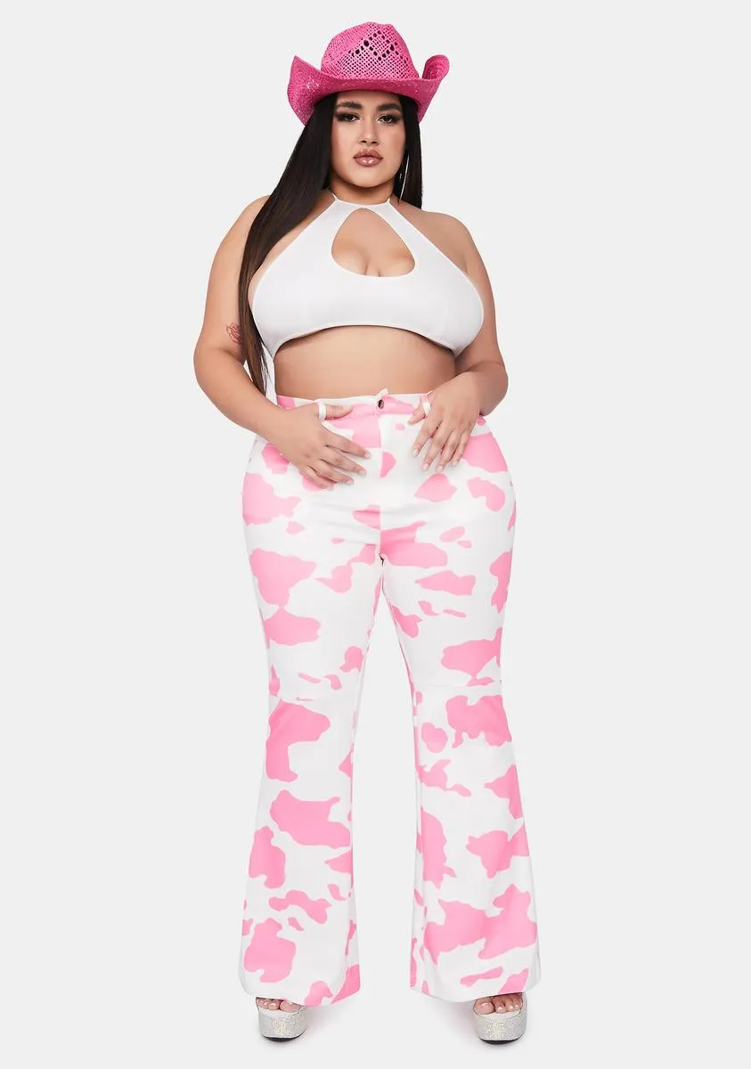 Lady Love Everything's A1 Cow Print Pants