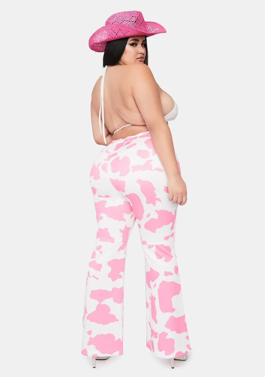 Lady Love Everything's A1 Cow Print Pants