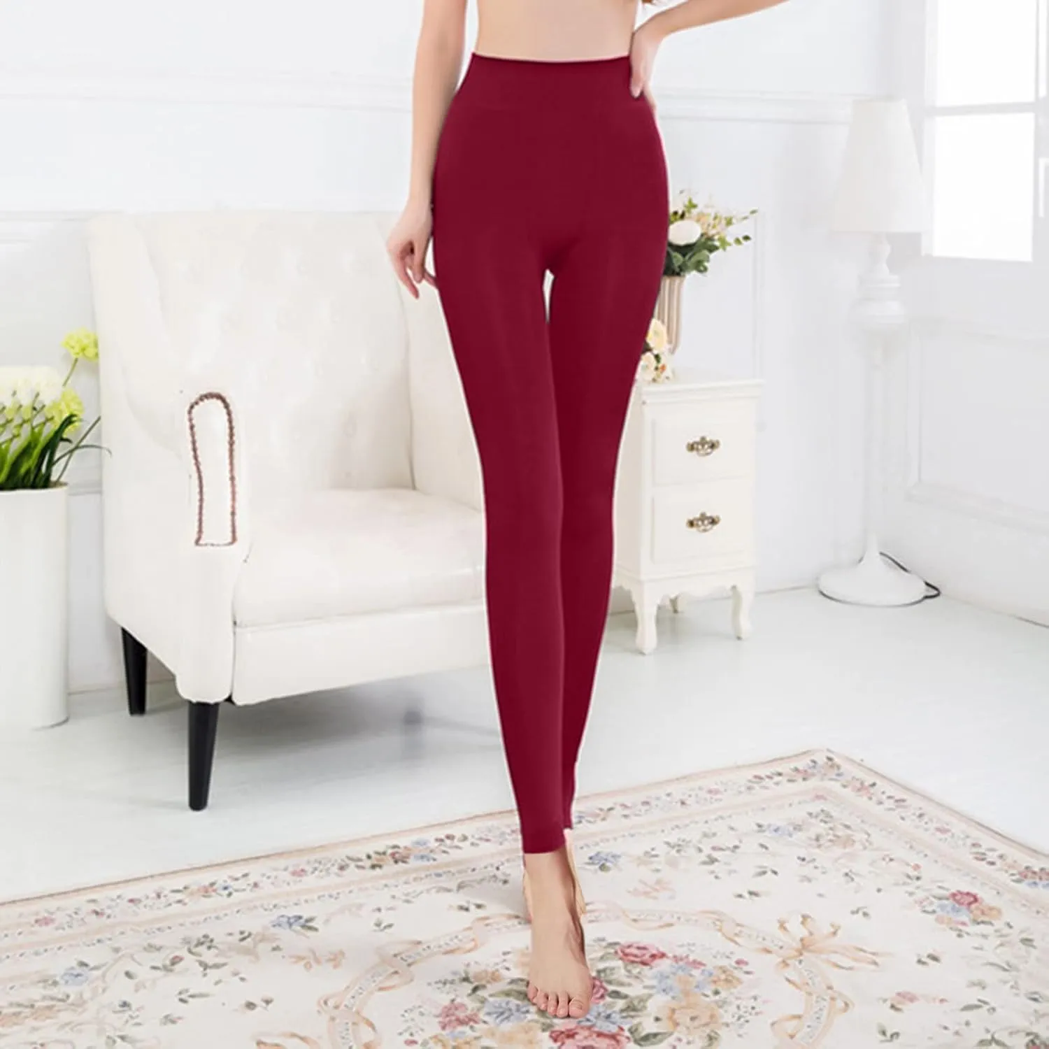 LCMTWX Flare Leggings for Women Leggings Printed Casual Long All- Boot Pants Slim Pants Flare Leggings