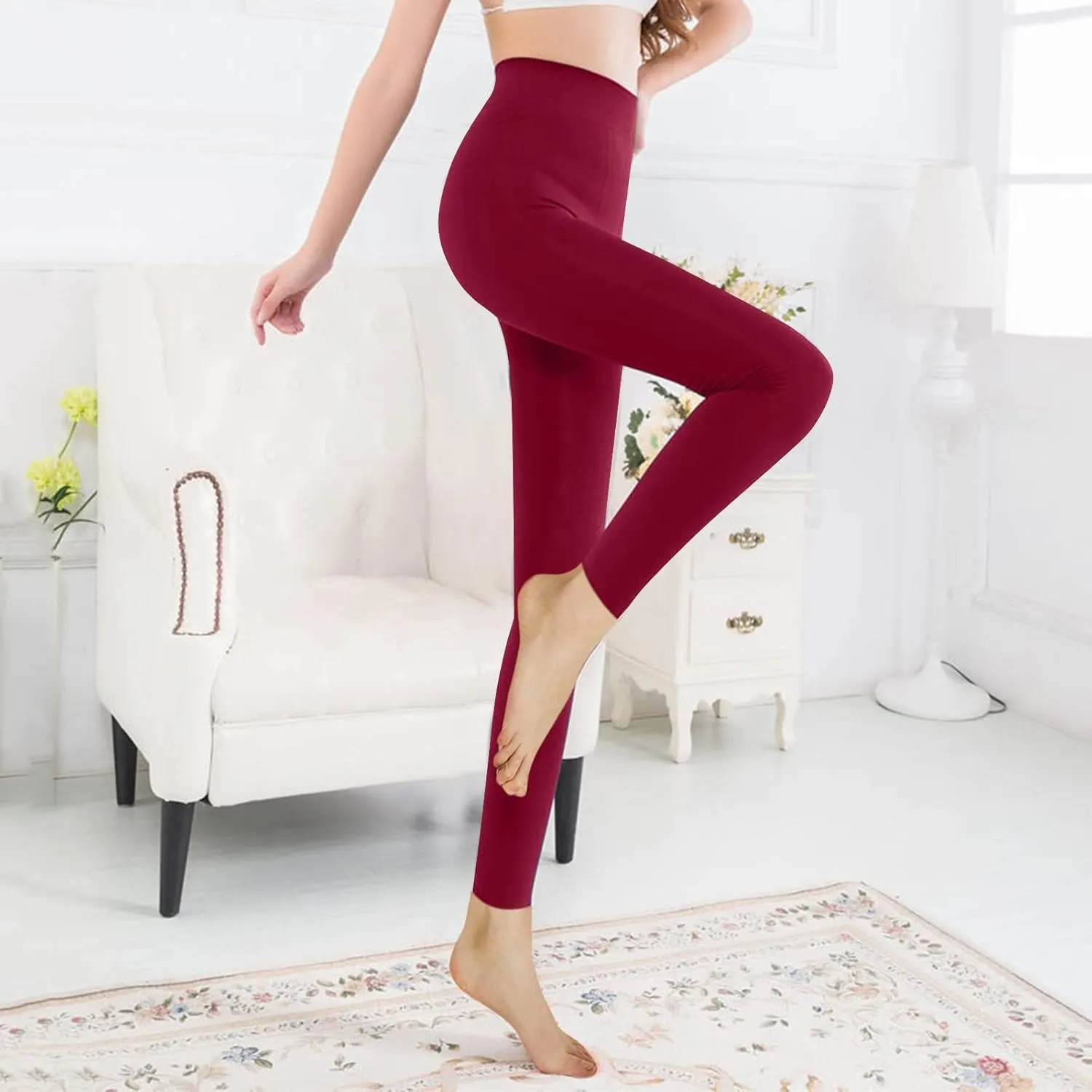 LCMTWX Flare Leggings for Women Leggings Printed Casual Long All- Boot Pants Slim Pants Flare Leggings