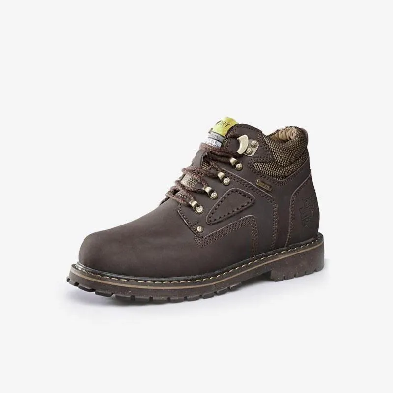 Leather Boots Retro Ankle Shoes
