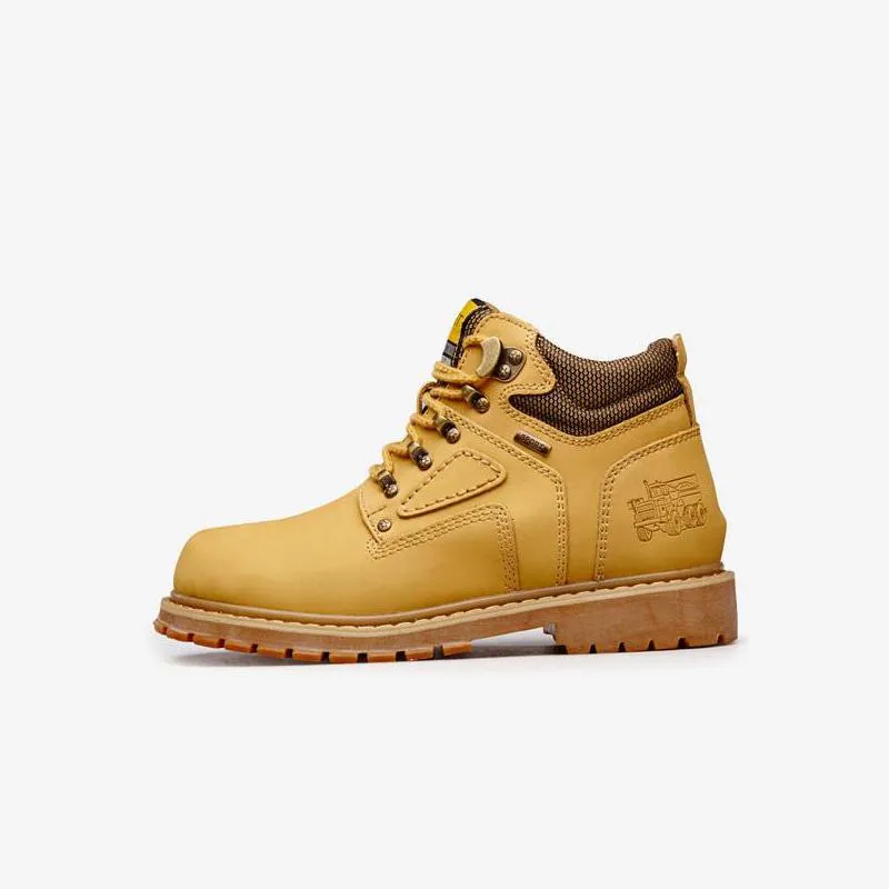 Leather Boots Retro Ankle Shoes