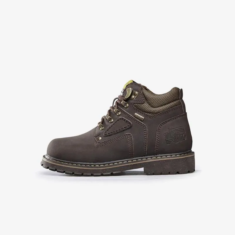 Leather Boots Retro Ankle Shoes