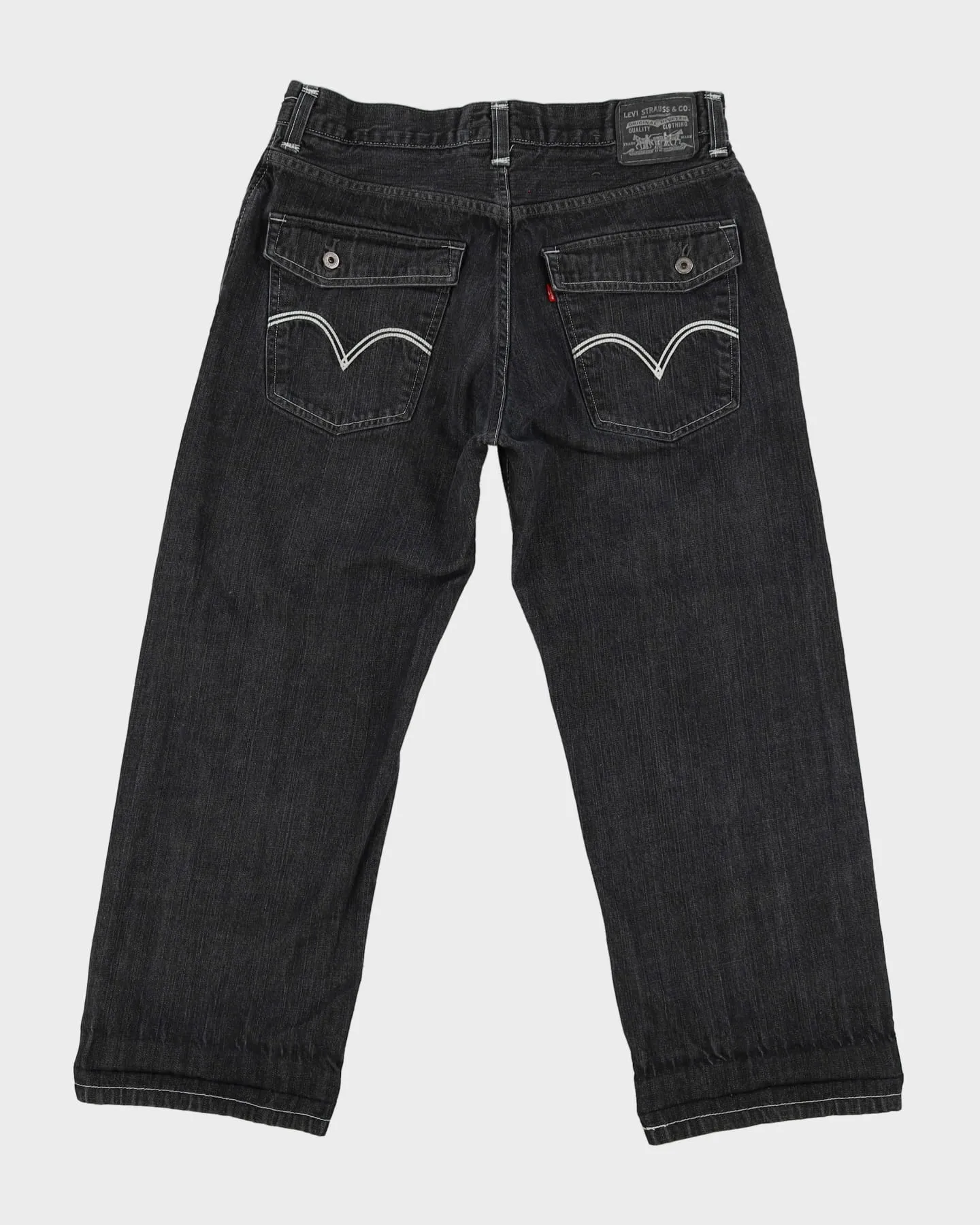Levi's 569 Dark Wash Black Jeans - W35 L29