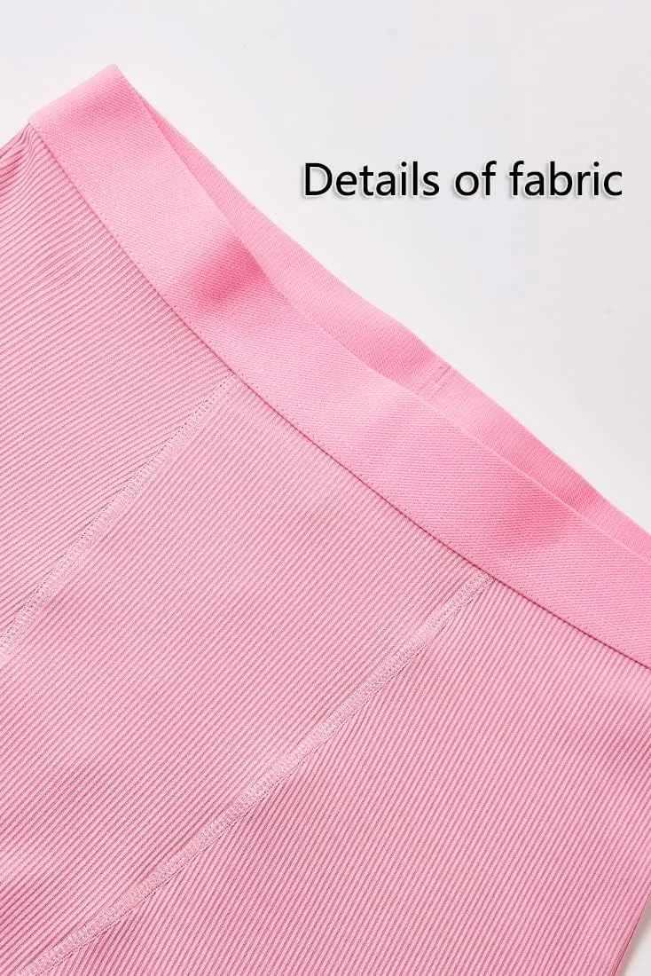 LICOBOD XS-3XL Casual Workout Two Piece Outfits for Women Short Sleeve T-shirt Elastic High Waist Shorts Sets Streetwear