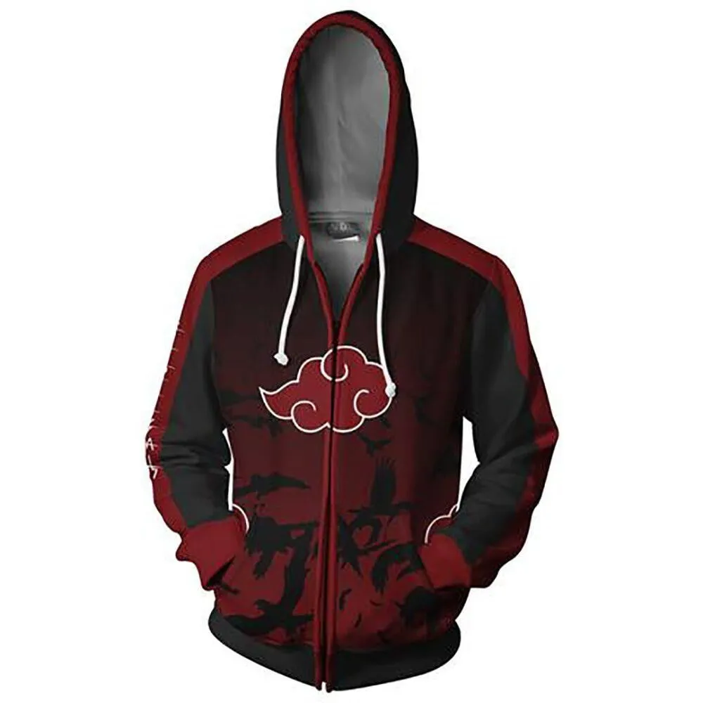 Limited Naruto Anime 3D Printed Sweatshirt Jacket