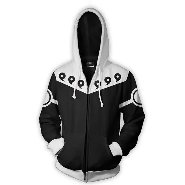 Limited Naruto Anime 3D Printed Sweatshirt Jacket