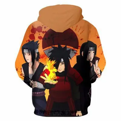 Limited Naruto Anime 3D Printed Sweatshirt Jacket