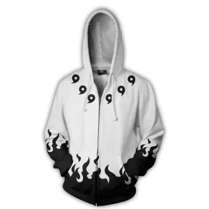 Limited Naruto Anime 3D Printed Sweatshirt Jacket