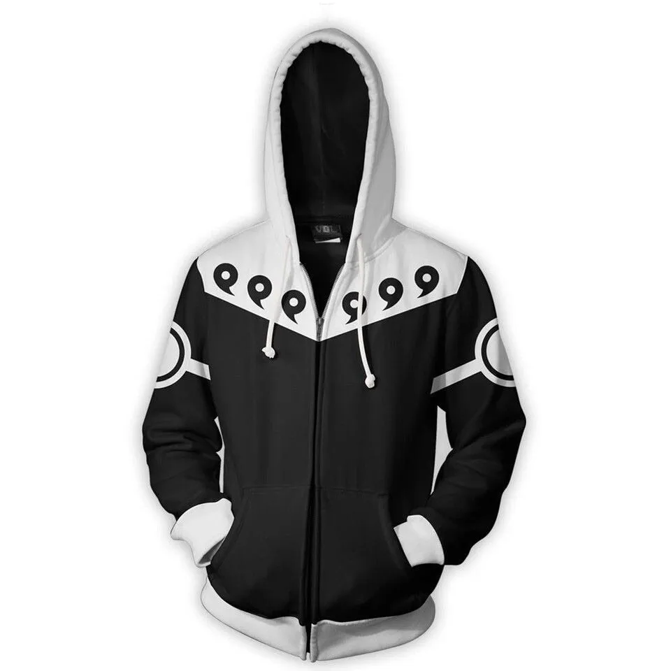 Limited Naruto Anime 3D Printed Sweatshirt Jacket