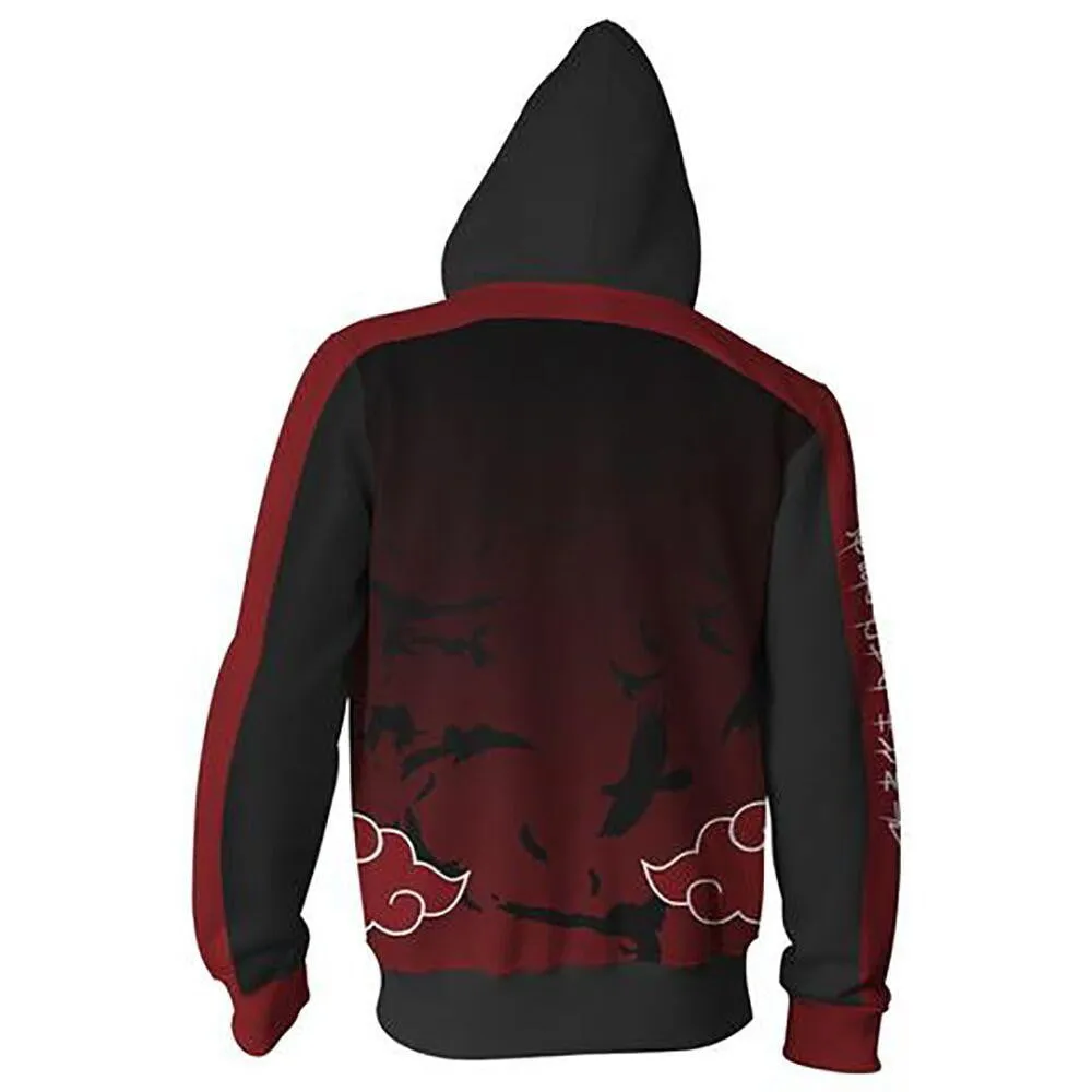 Limited Naruto Anime 3D Printed Sweatshirt Jacket