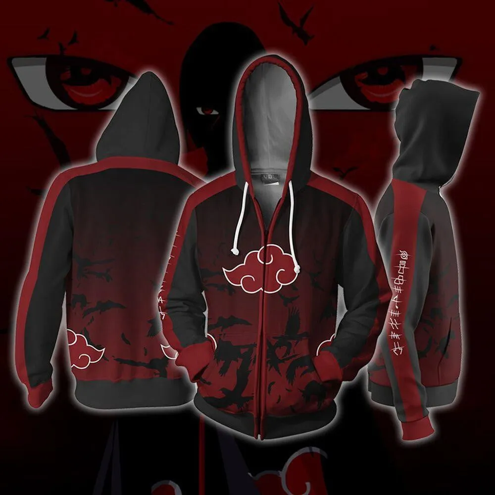 Limited Naruto Anime 3D Printed Sweatshirt Jacket
