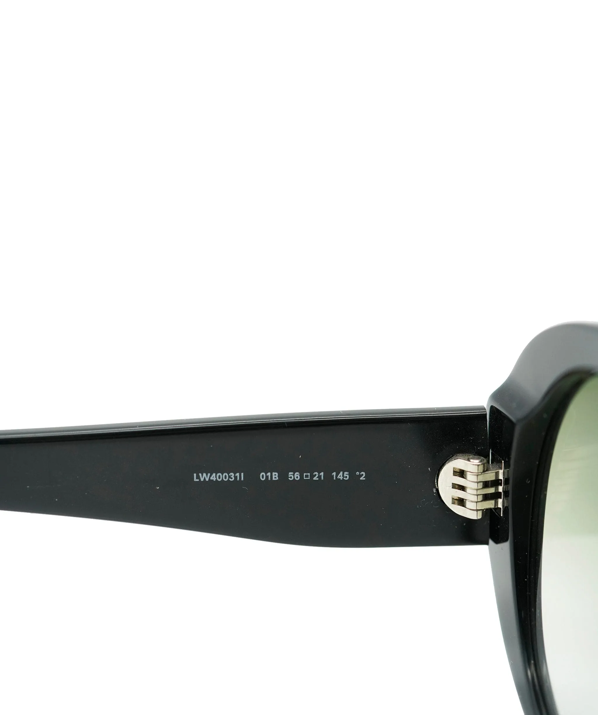 Loewe Black Acetate Anagram Oversized Square Sunglasses AGC2215