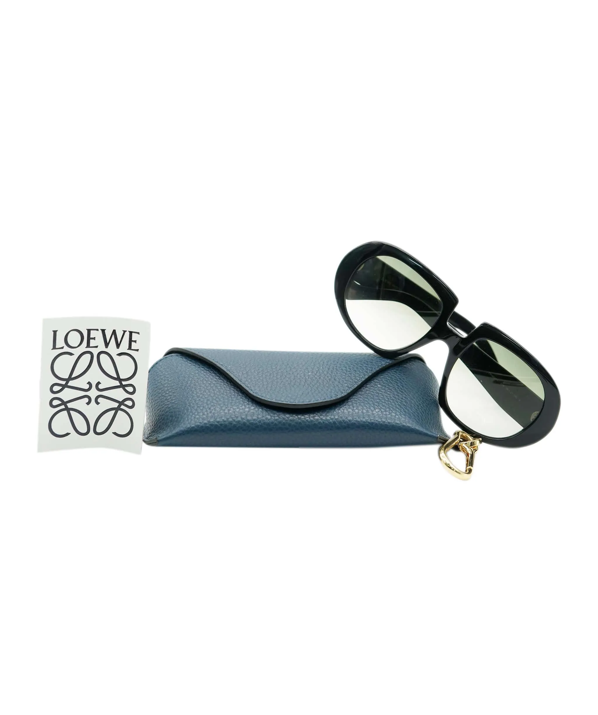Loewe Black Acetate Anagram Oversized Square Sunglasses AGC2215