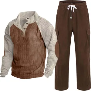 Loose Sweatshirt Pants for Men Sleeve Jacket Name Brand Men Sweatsuits Mens Fuzzy Hoodie Men 2 Piece Sweatsuits Mens
