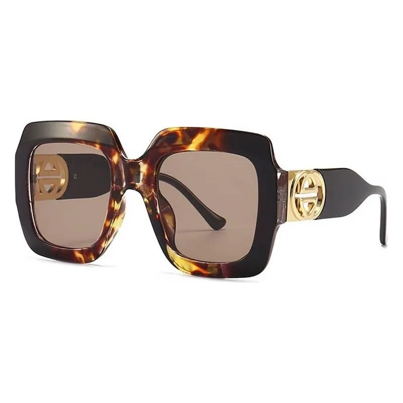 Luxury Celebrity Style Women Large Square Sunglasses Oversized Eyewear