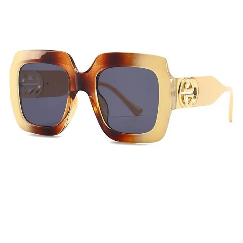 Luxury Celebrity Style Women Large Square Sunglasses Oversized Eyewear