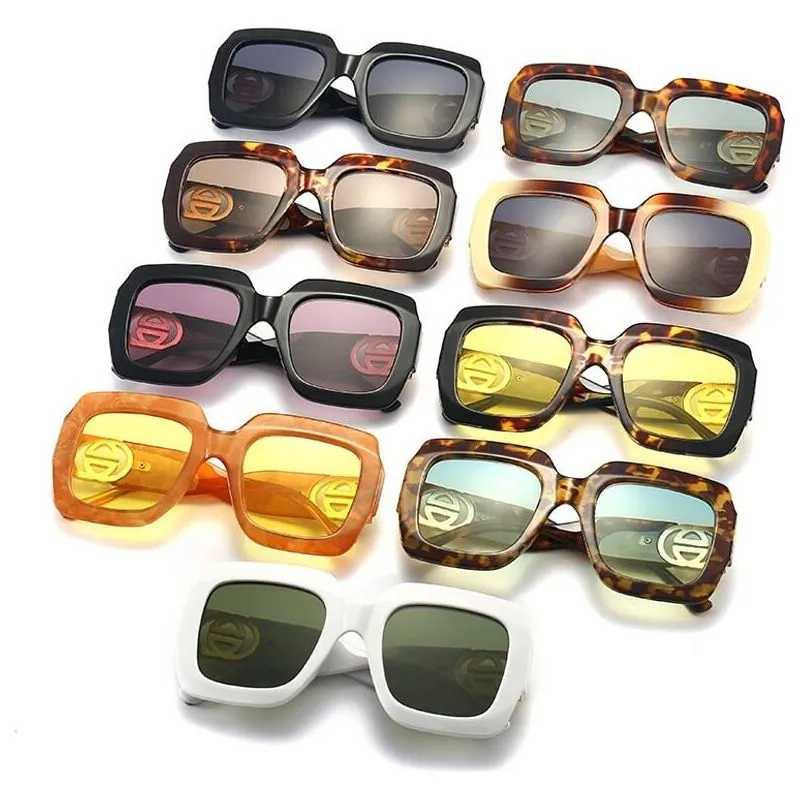 Luxury Celebrity Style Women Large Square Sunglasses Oversized Eyewear