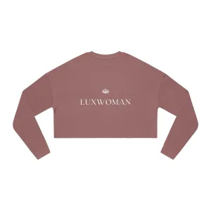 LUXWOMAN Breathable Fleece Cropped Sweatshirt