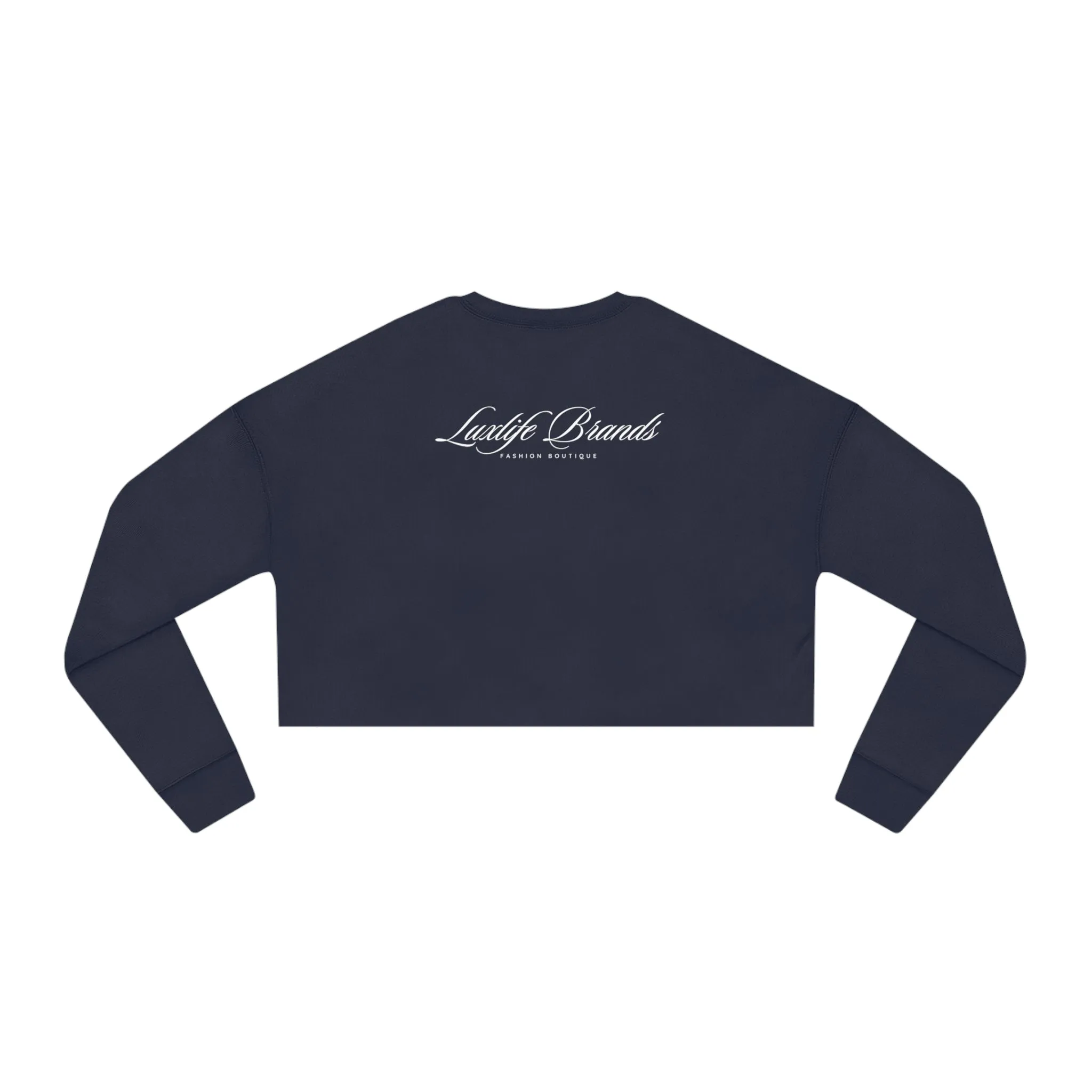 LUXWOMAN Breathable Fleece Cropped Sweatshirt