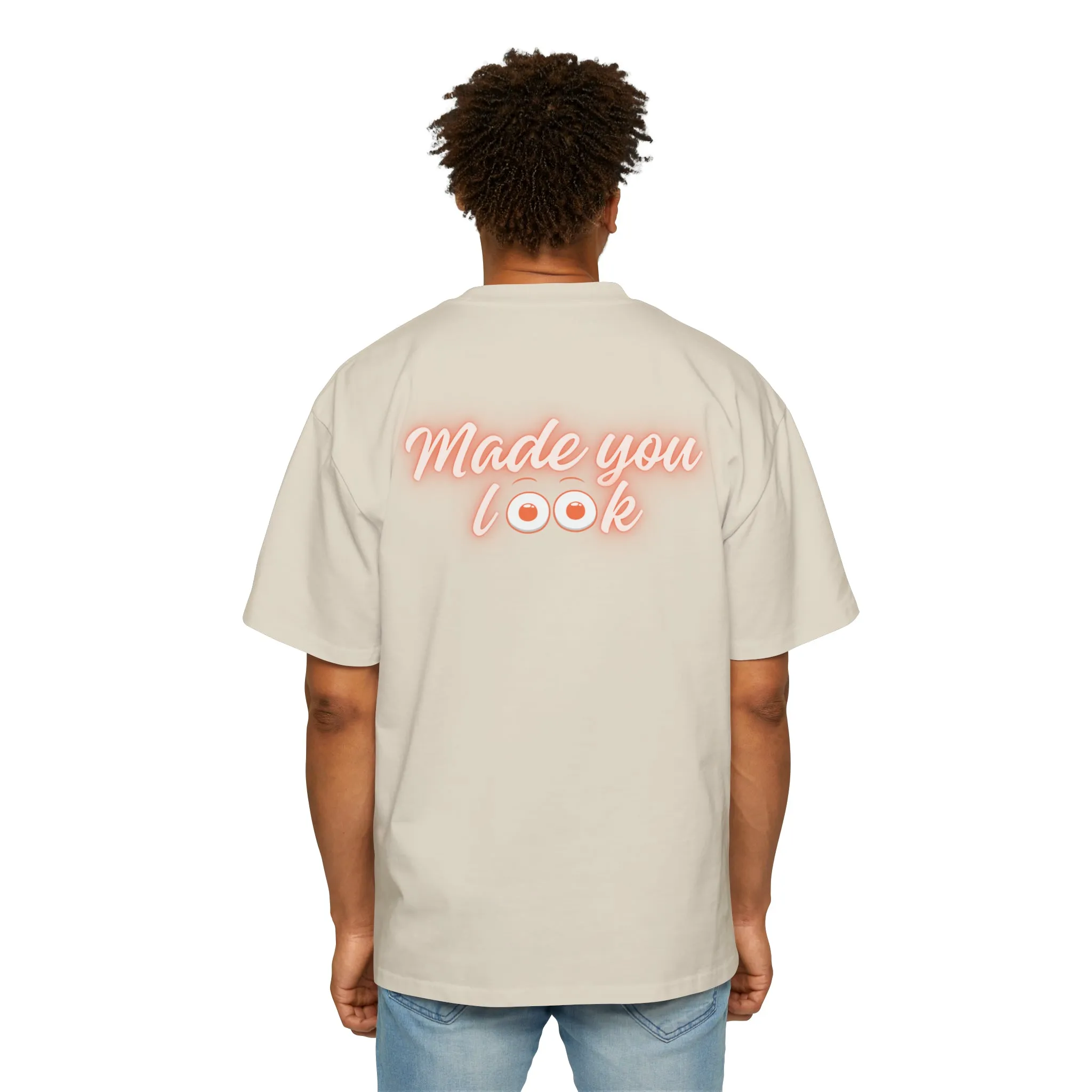 Made you look (eyes) Heavy Oversized Tee