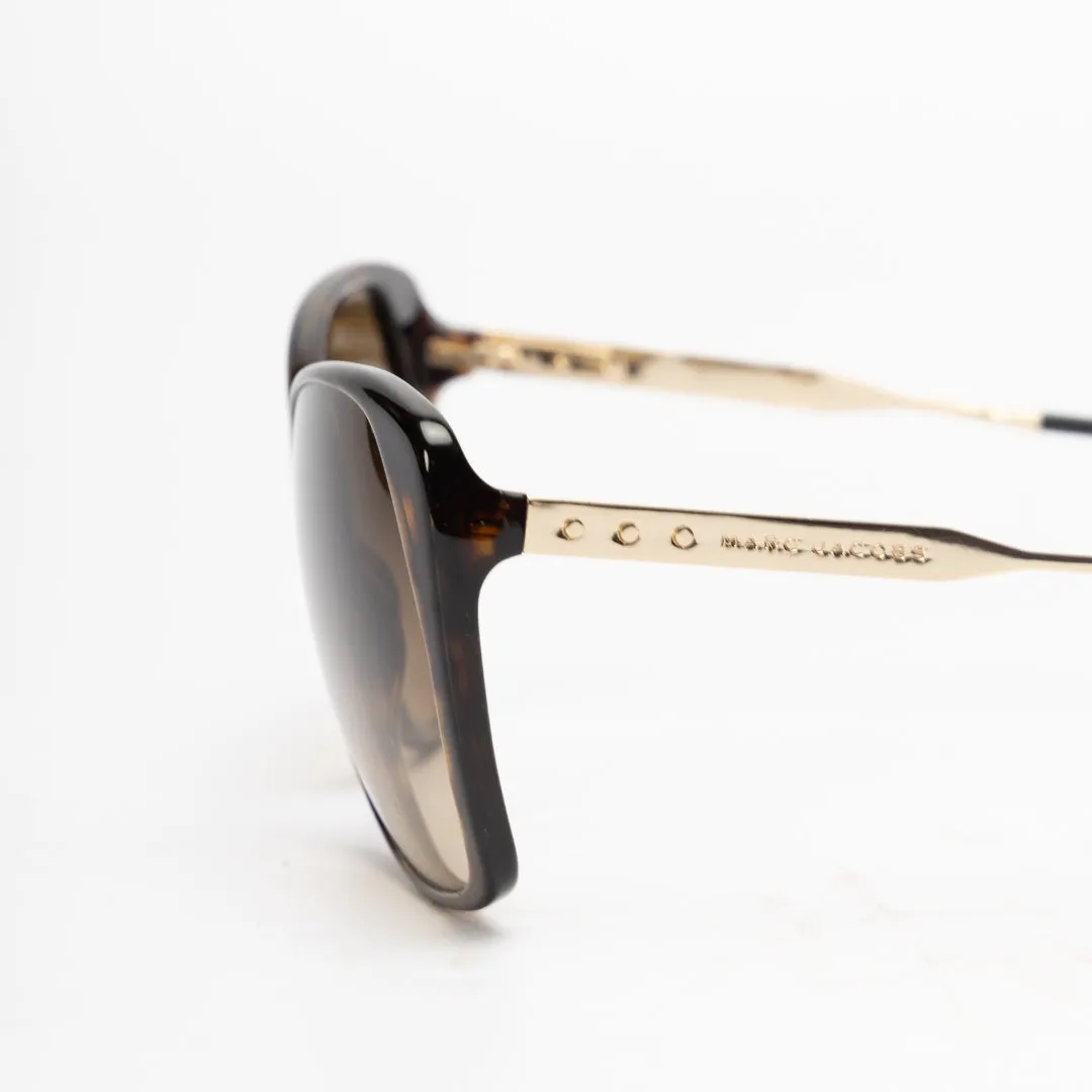 Marc Jacobs Tortoise Oversized Sunglasses
