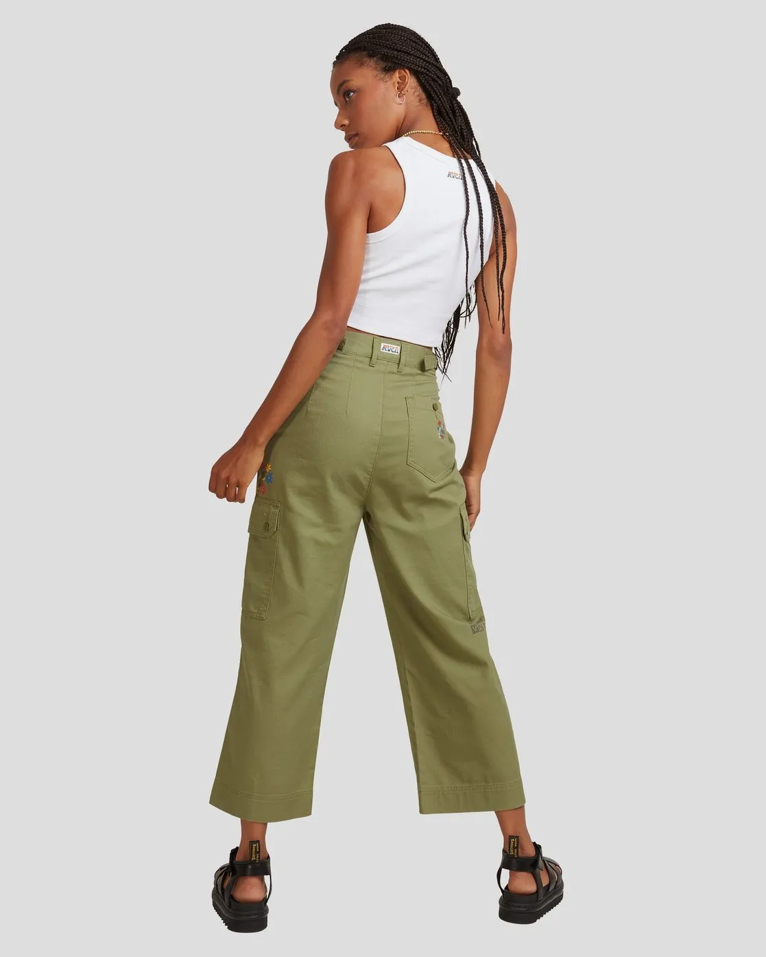 Mel G Saigon Cargo Pants - Utility Green