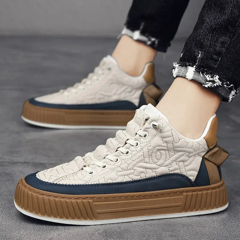 Men Chunky Sneakers Fashion Light Non-slip Luxury Brand Shoe