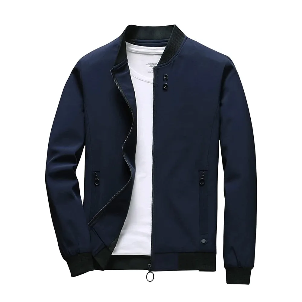 Men Spring Jackets and Coats Solid Color Casual Jacket Men Hot Sale Jacket Jaqueta Masculina