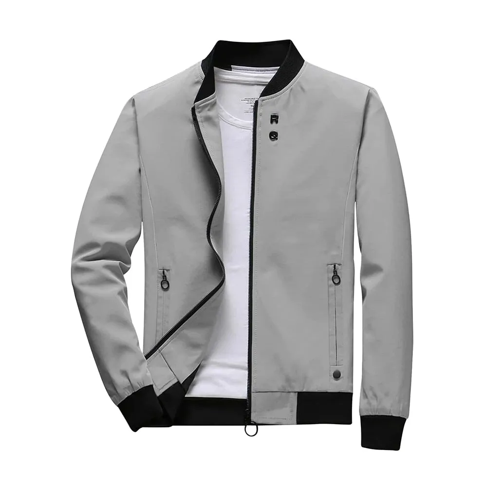 Men Spring Jackets and Coats Solid Color Casual Jacket Men Hot Sale Jacket Jaqueta Masculina