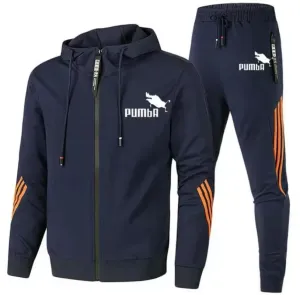 Men Tracksuit 2 Pieces Men's Winter Jacket Sets Clothing 132037 XL