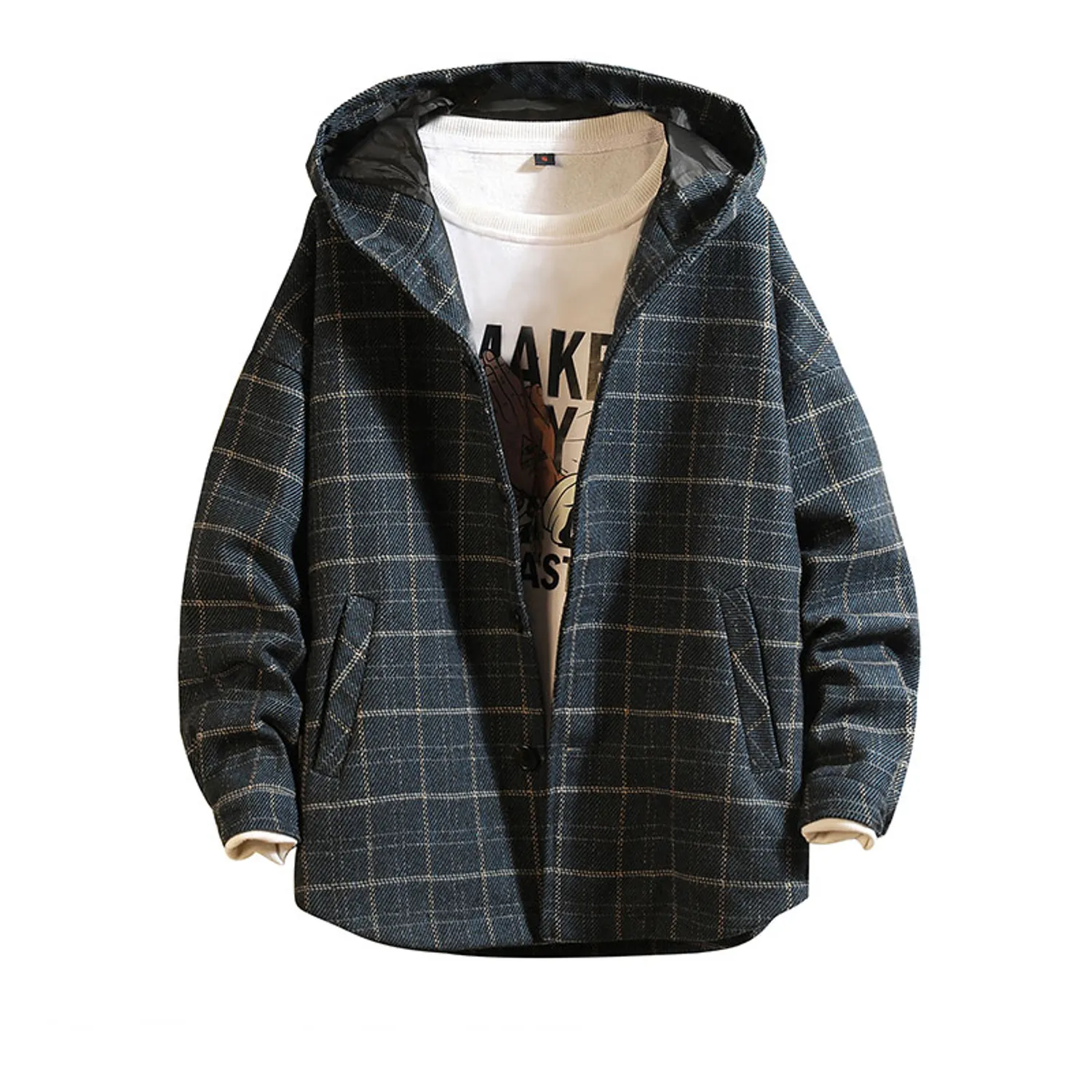 Men's Autumn/Winter Thick Woolen Oversized Jacket