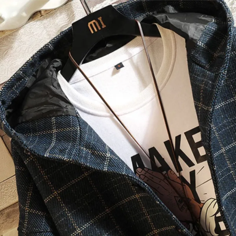 Men's Autumn/Winter Thick Woolen Oversized Jacket