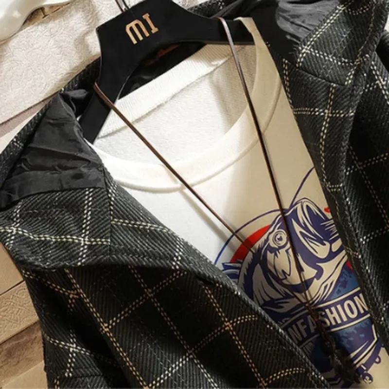 Men's Autumn/Winter Thick Woolen Oversized Jacket