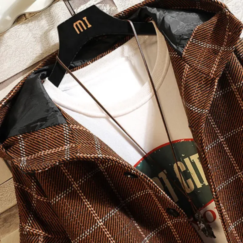 Men's Autumn/Winter Thick Woolen Oversized Jacket