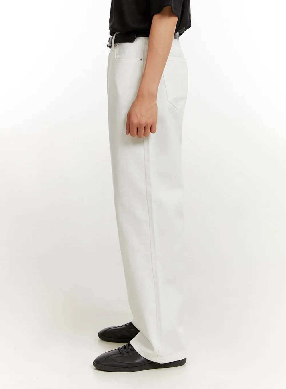 Men's Baggy Jeans (White) IU427