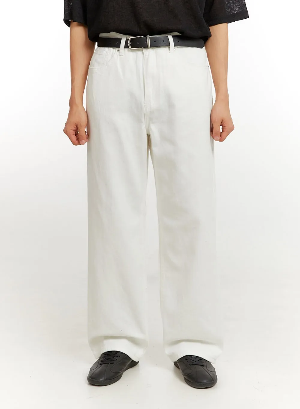Men's Baggy Jeans (White) IU427