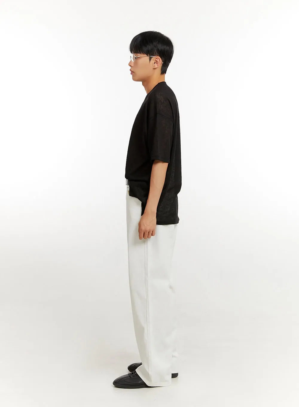 Men's Baggy Jeans (White) IU427