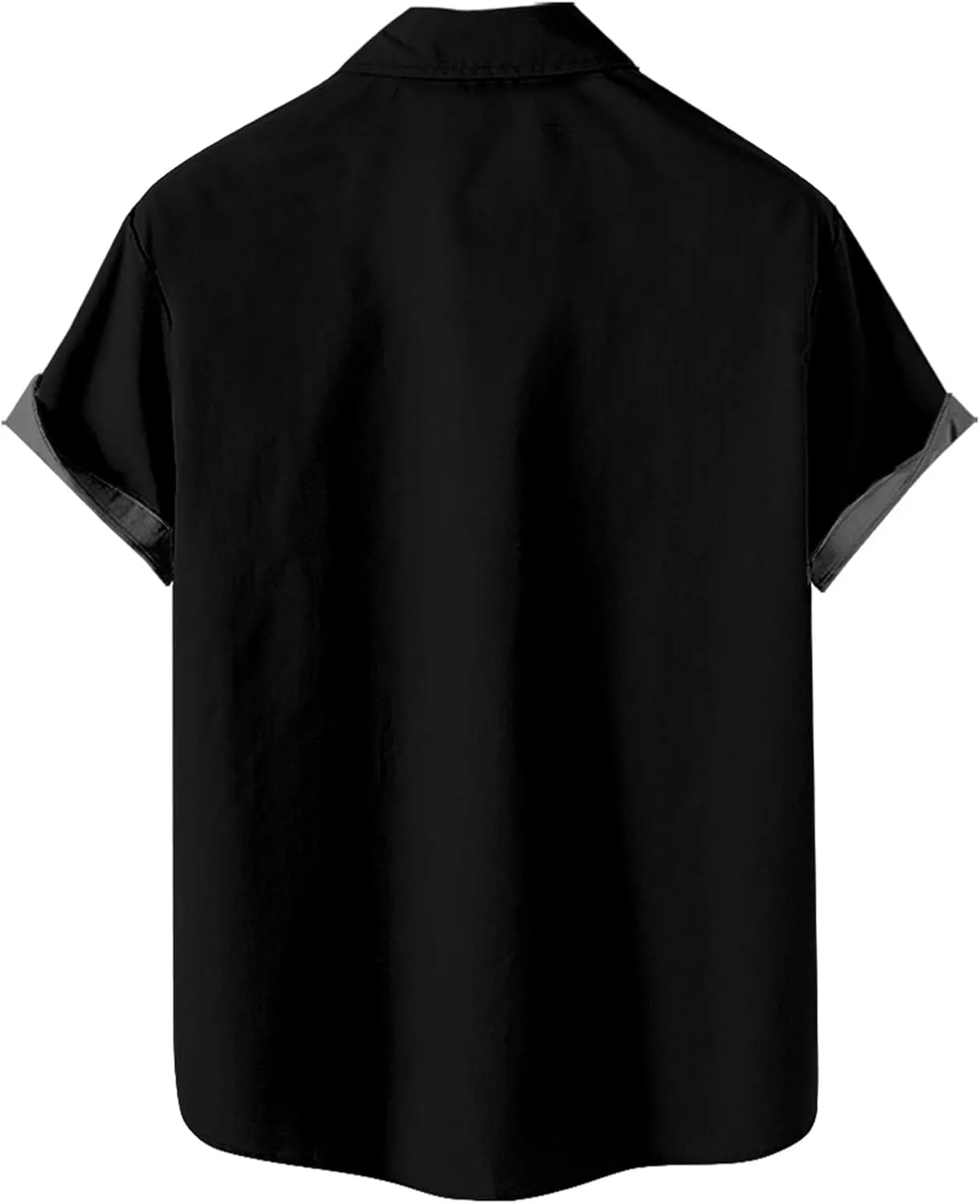 Mens Beach Tshirts Short Sleeve Tops Tee for Mens High Neck Hawaiian Tropical Plain Summer Fall Tee Shirt 2024