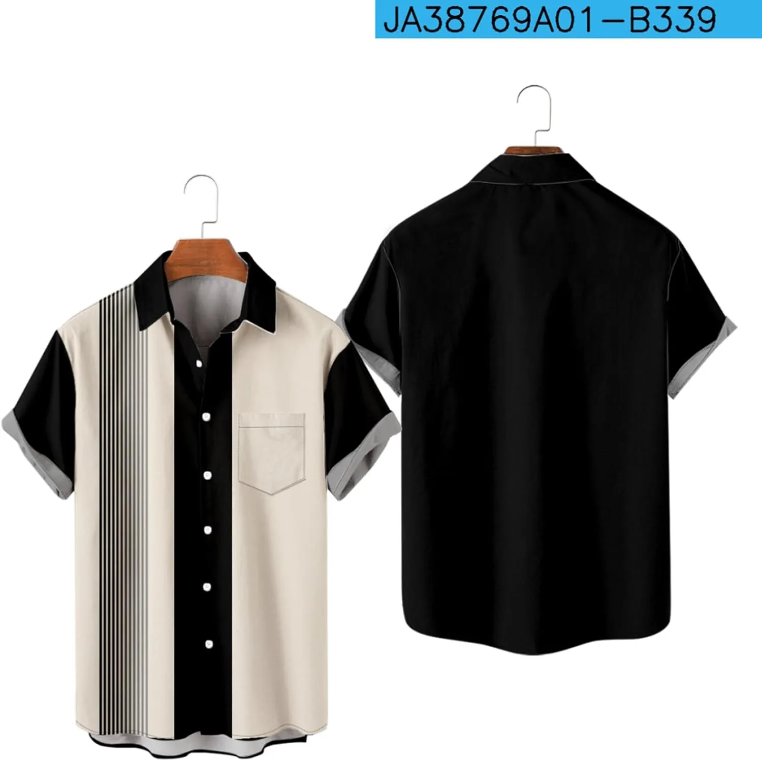 Mens Beach Tshirts Short Sleeve Tops Tee for Mens High Neck Hawaiian Tropical Plain Summer Fall Tee Shirt 2024
