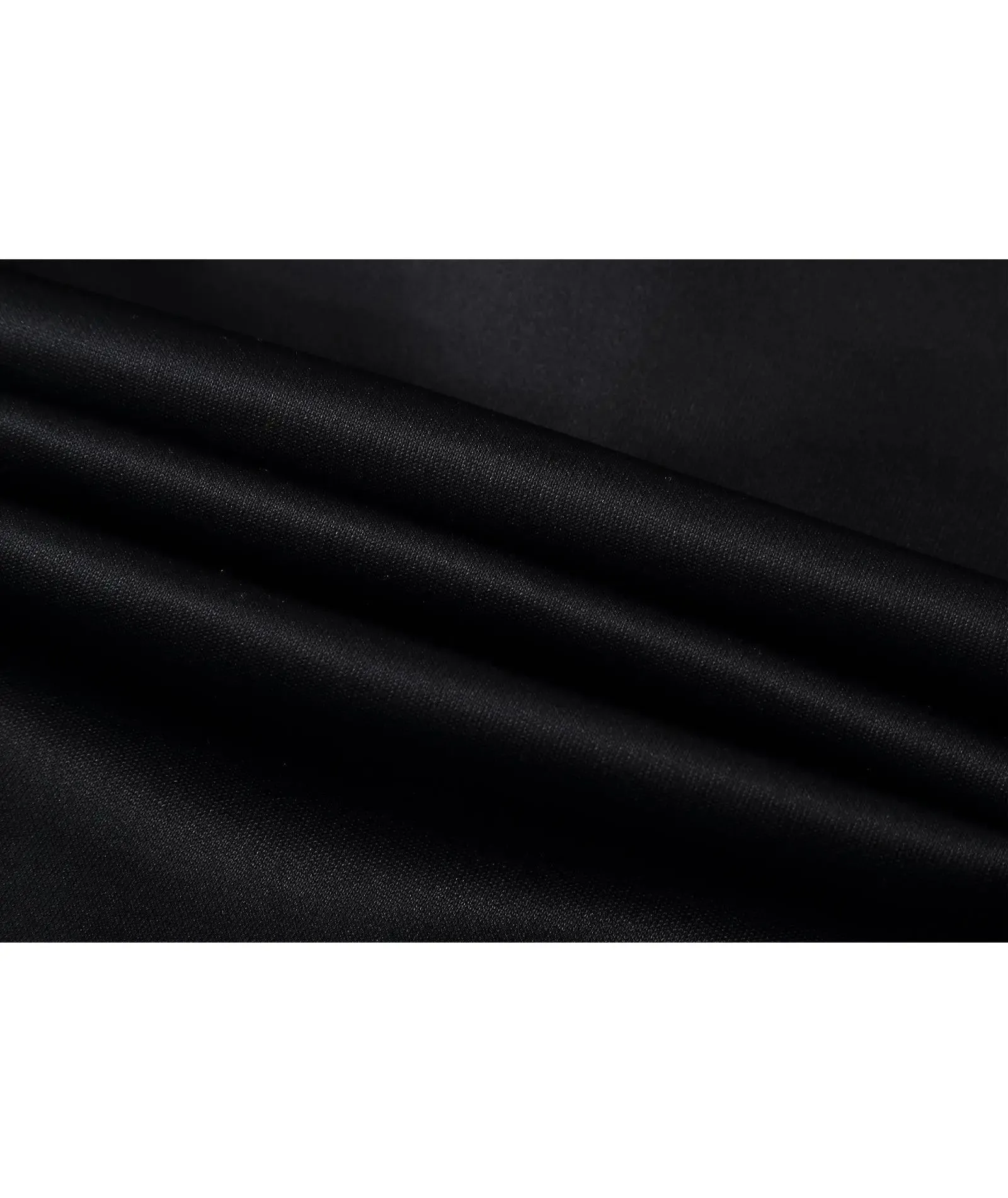 Men's Black Full Zip Up Fleece Hoodie-ZPK006370