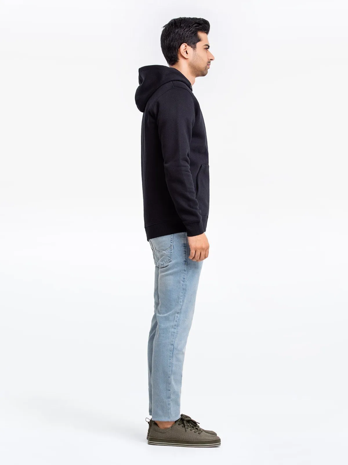 Men's Black Hoodie - EMTH23-003