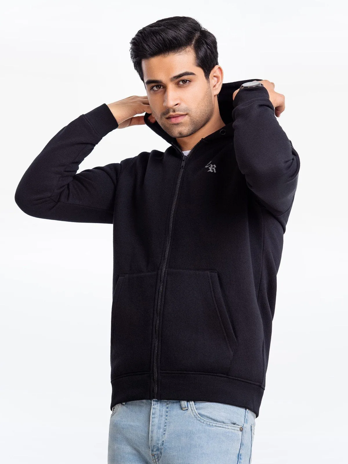 Men's Black Hoodie - EMTH23-003