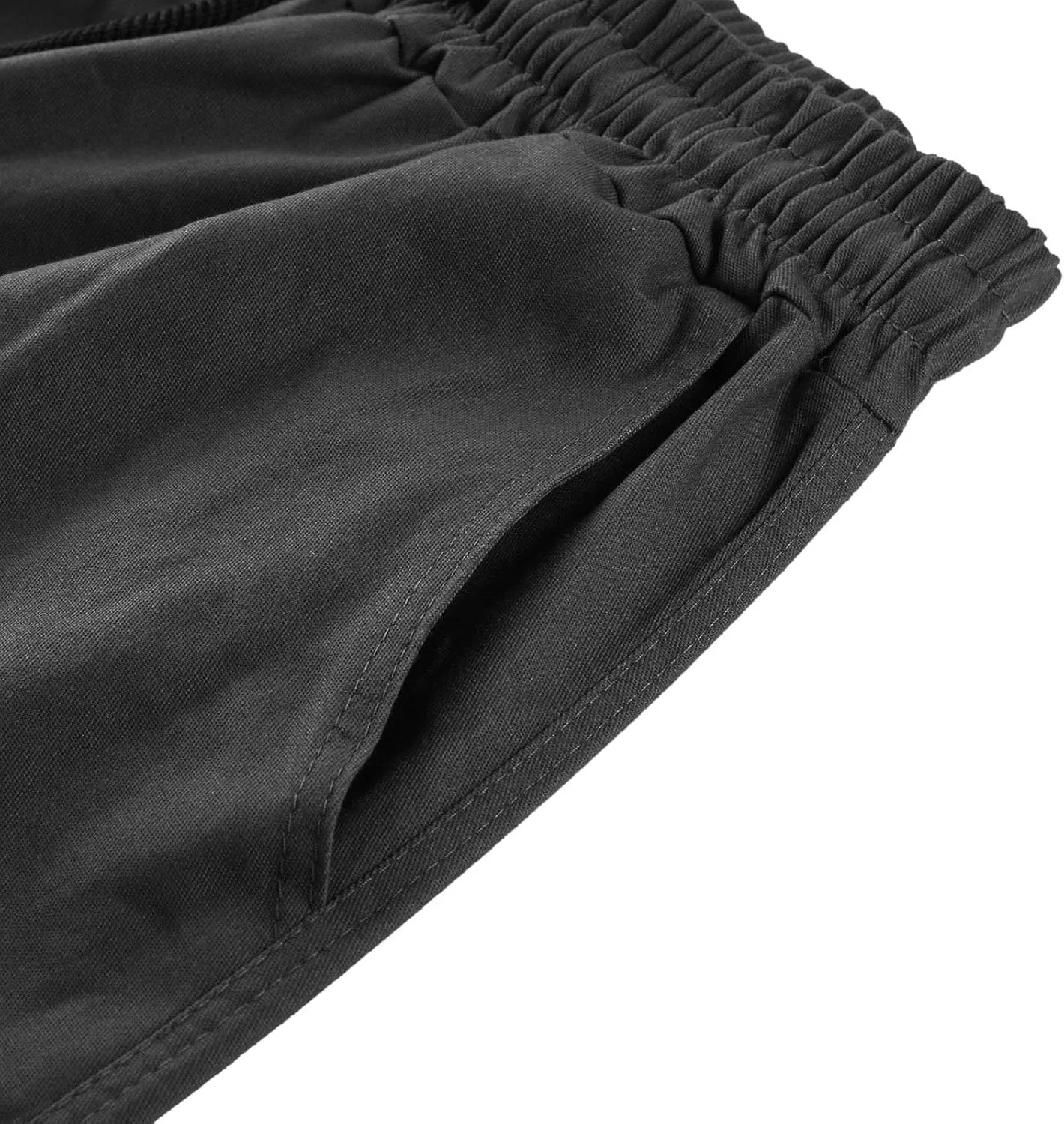 Men's Cargo Joggers Sweatpants Casual Drawstring Elastic Waist Gym Athletic Baggy Sweat Pants for Men with Pockets