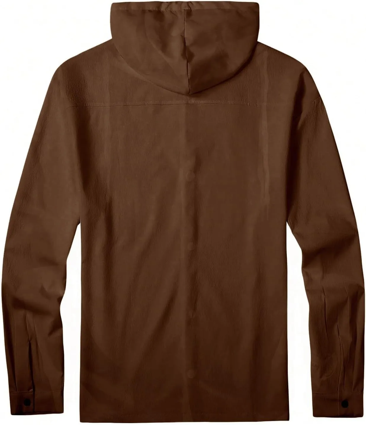 Men's Cotton Linen Shirts with Hood Long Sleeve Lace Up Button Down Shirt Quick Dry Boho Summer Beach Hipster Hoodies