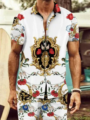 Men's Courtre Floral Print Set