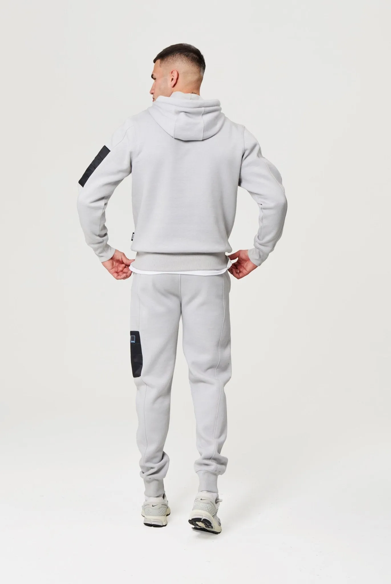 Mens 'CROSTER' 2pc Tracksuit Set - GREY